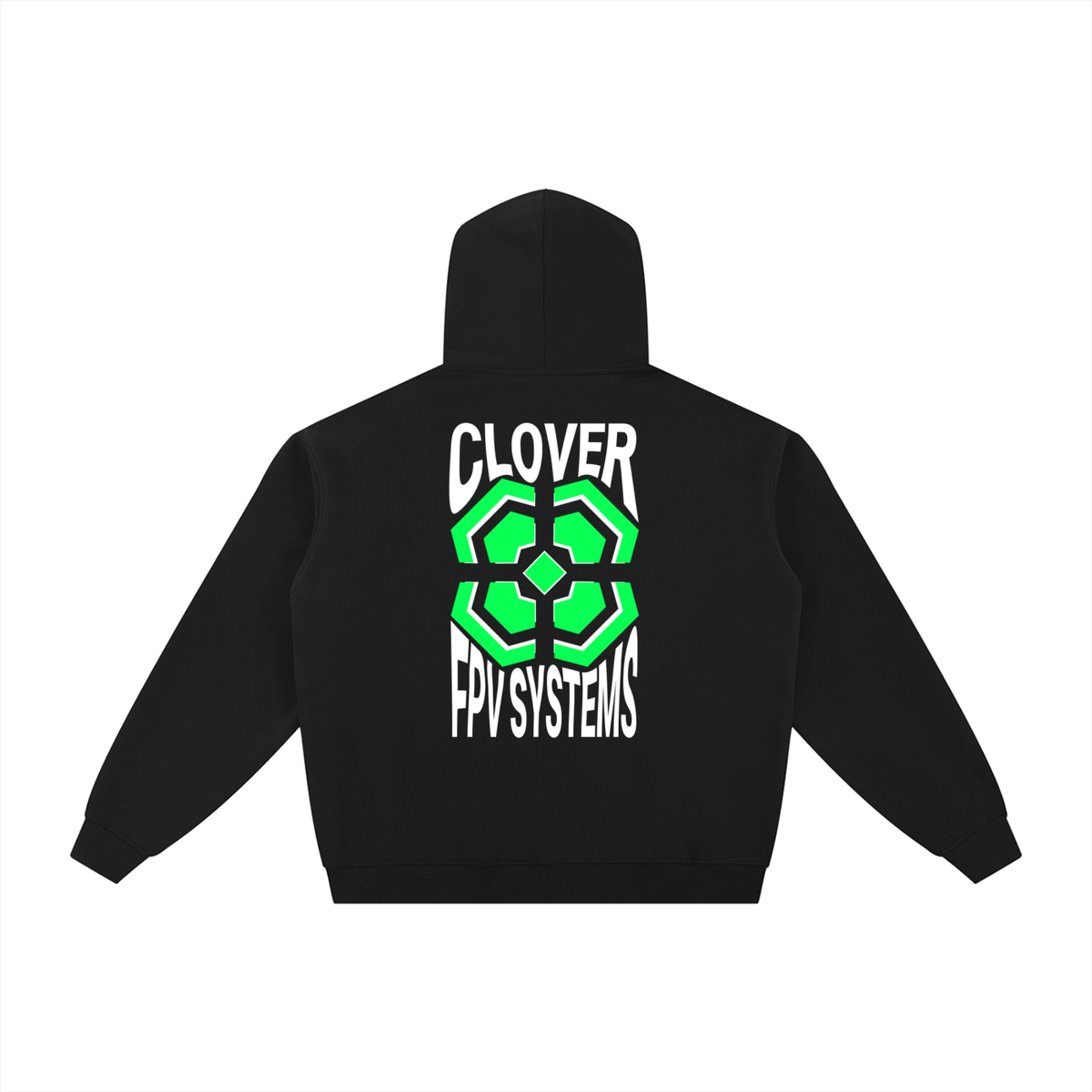 Wavy CFPVS Logo - Essential Fleece Zip-Through Hoodie