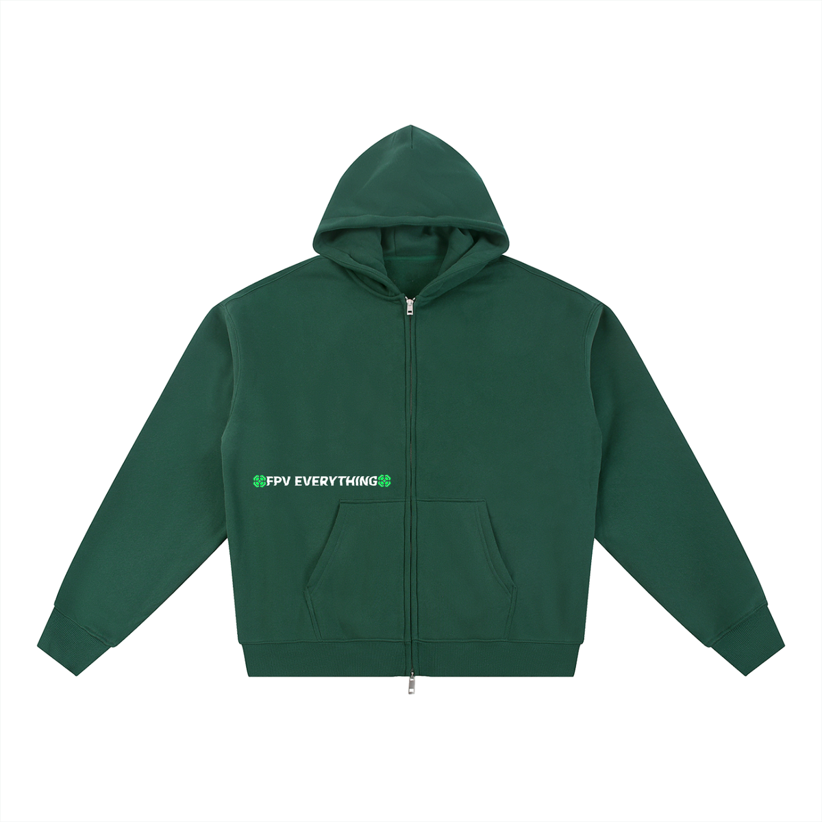 Essential Fleece Zip-Through Hoodie