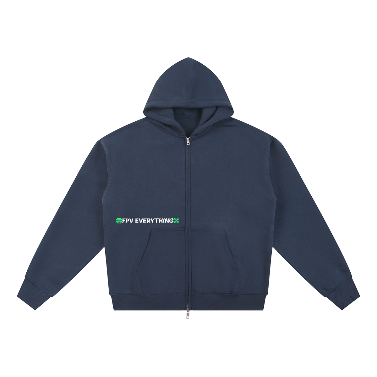 Essential Fleece Zip-Through Hoodie