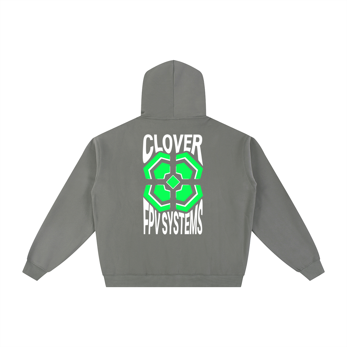 Wavy CFPVS Logo - Essential Fleece Zip-Through Hoodie