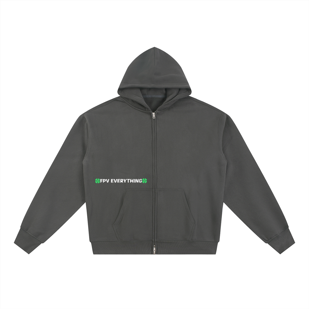 Essential Fleece Zip-Through Hoodie