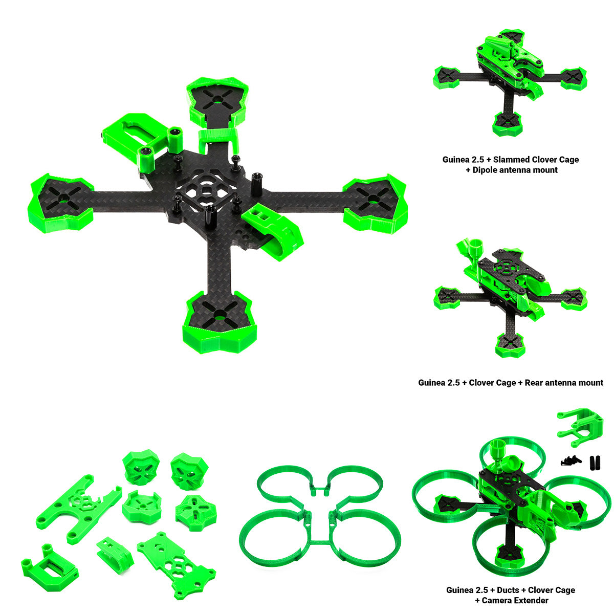 Clover FPV Systems Guinea 2.5 inch True X Unibody