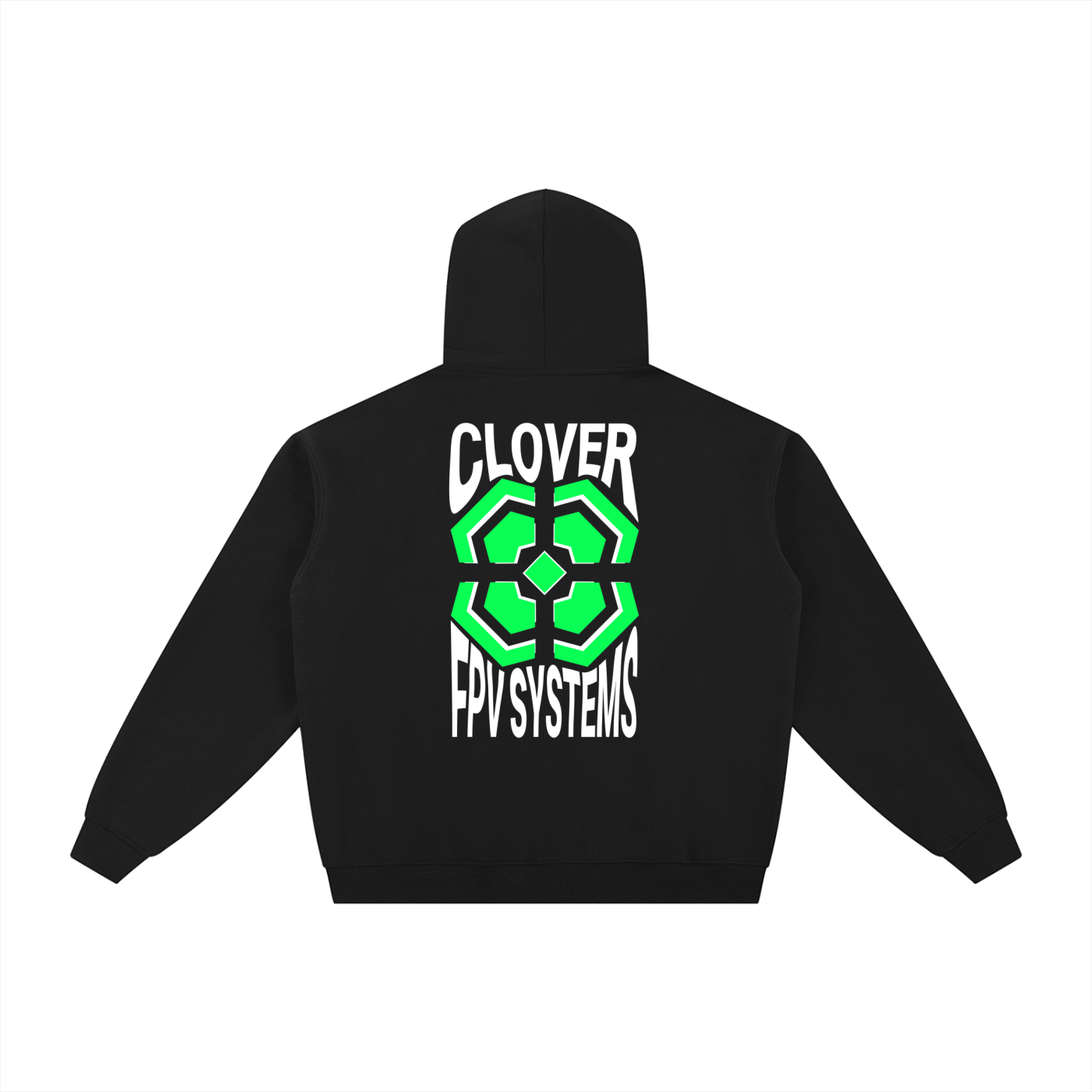 Wavy CFPVS Logo - Essential Fleece Zip-Through Hoodie