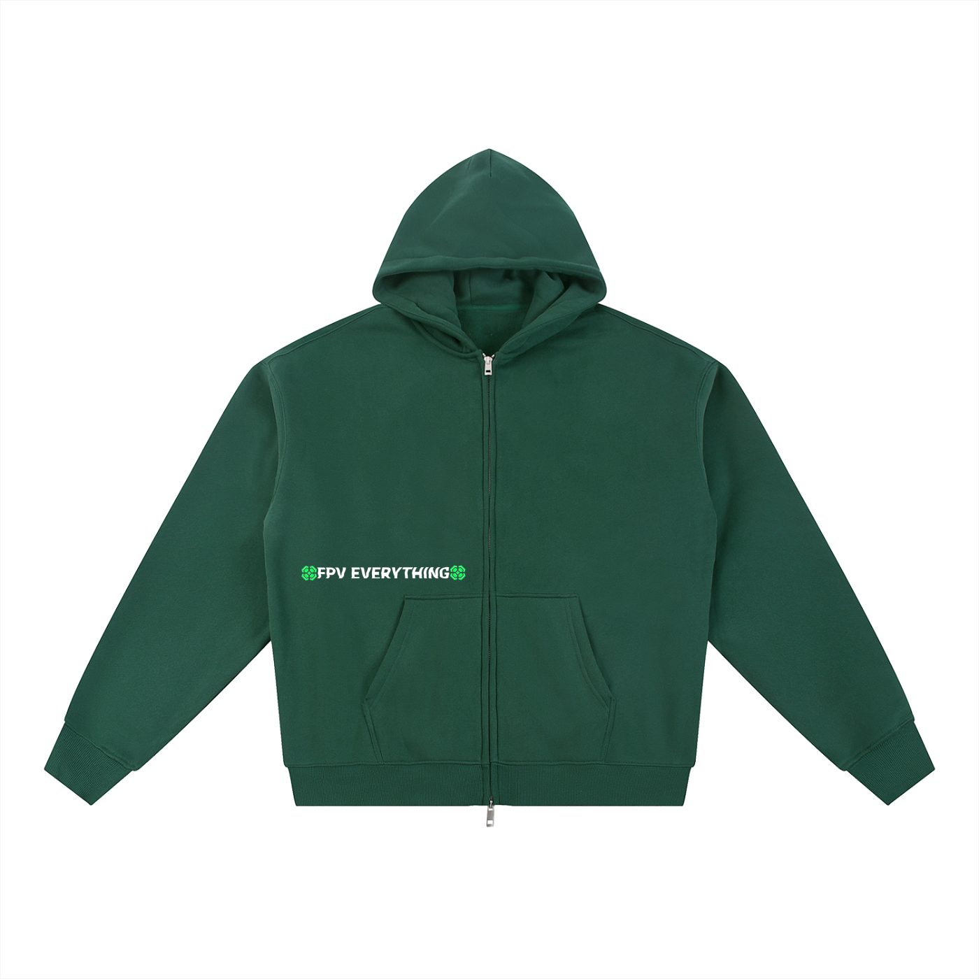 Essential Fleece Zip-Through Hoodie