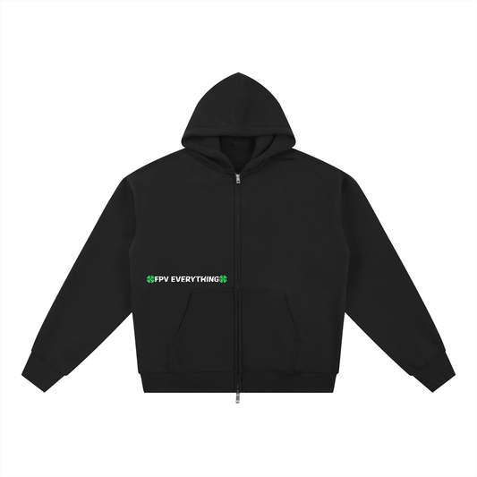 Essential Fleece Zip-Through Hoodie