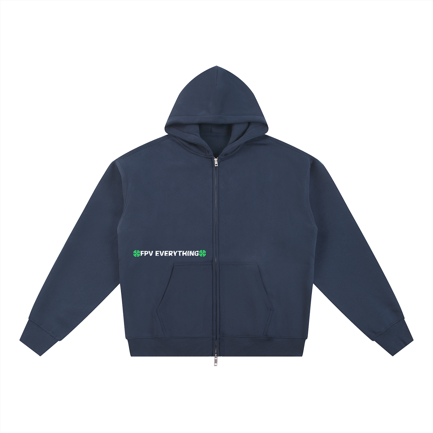 Essential Fleece Zip-Through Hoodie