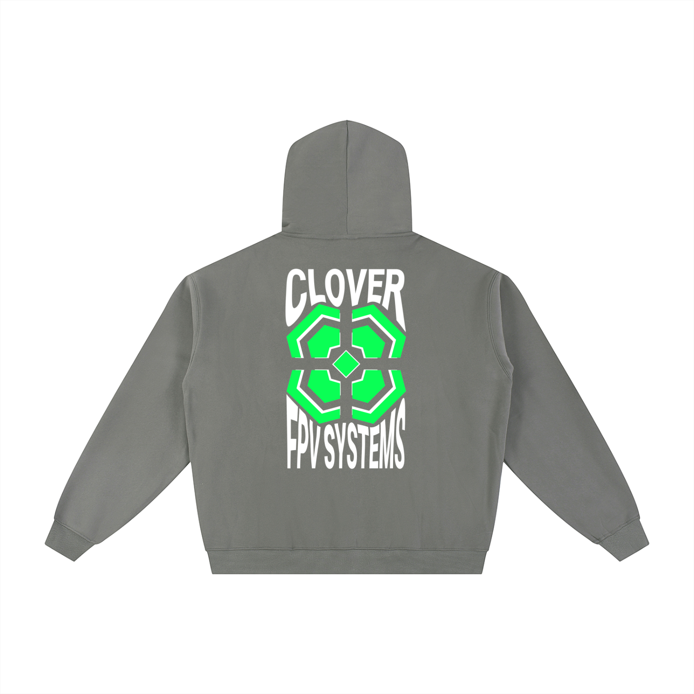 Wavy CFPVS Logo - Essential Fleece Zip-Through Hoodie