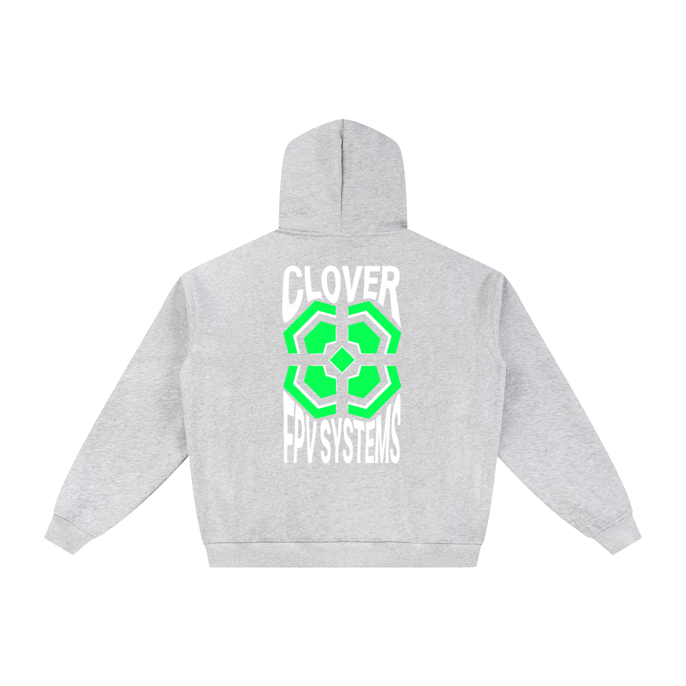 Wavy CFPVS Logo - Essential Fleece Zip-Through Hoodie