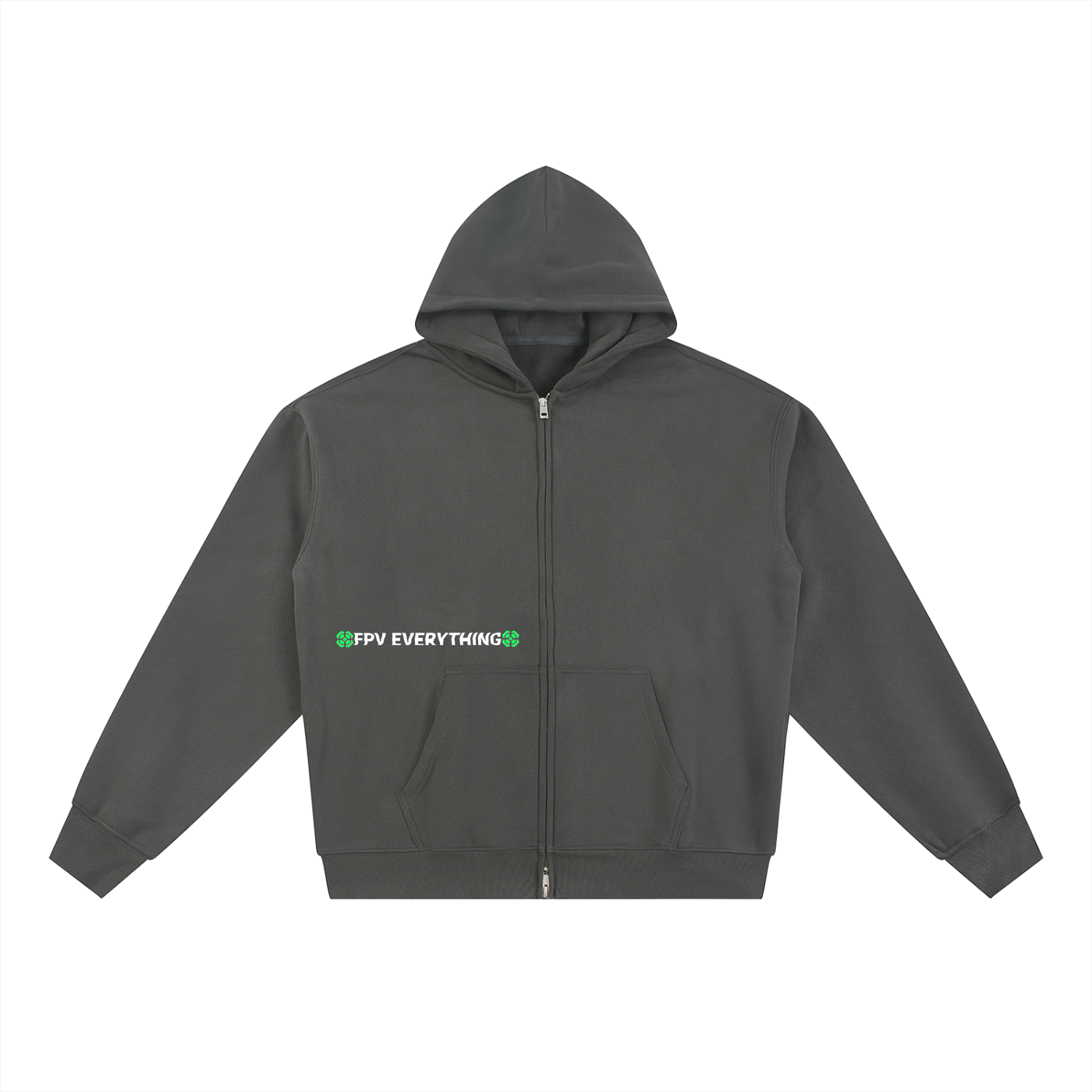 Essential Fleece Zip-Through Hoodie