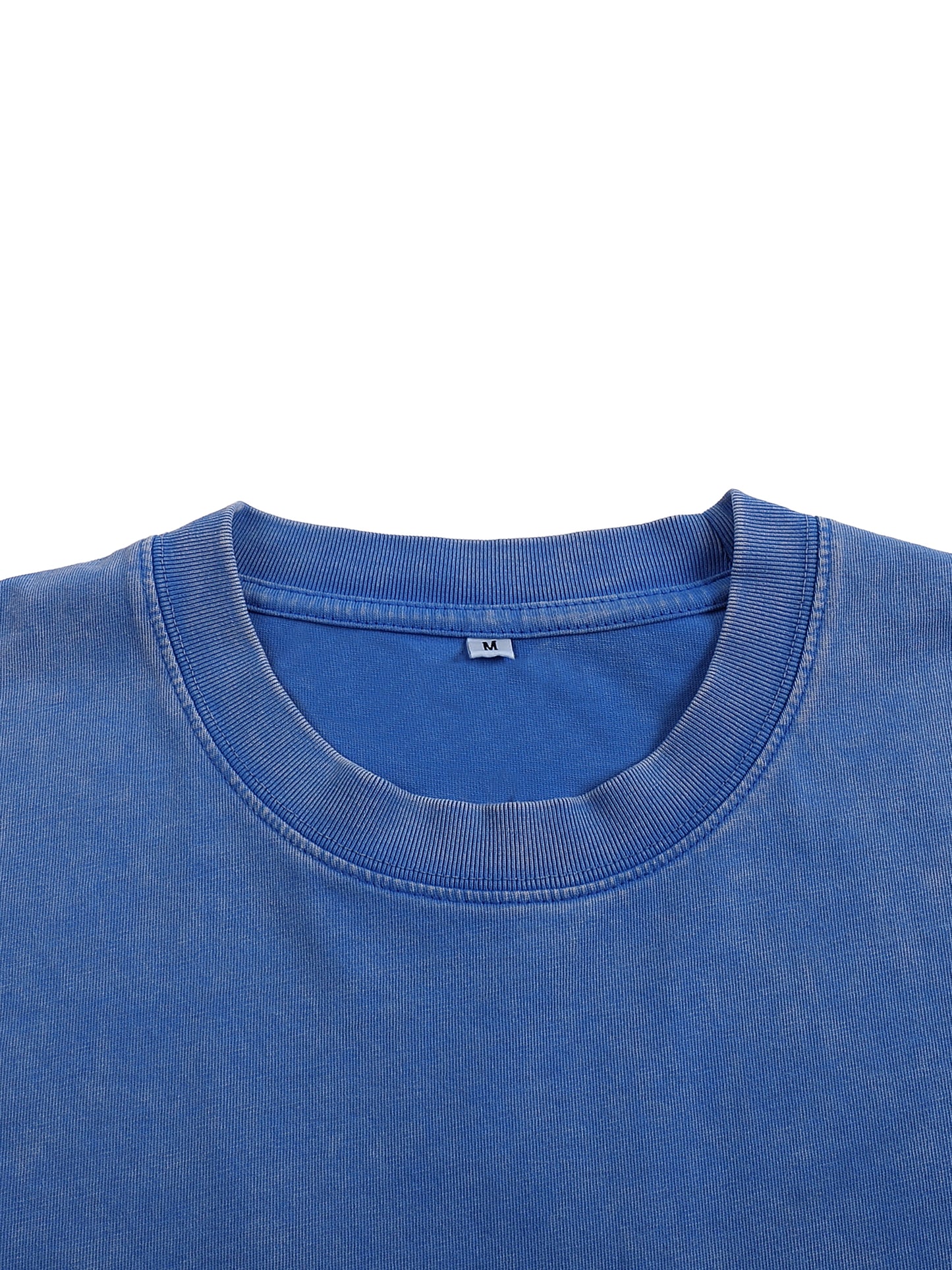 Wavy CFPVS Logo - Snow Washed Oversized Cotton T-Shirt