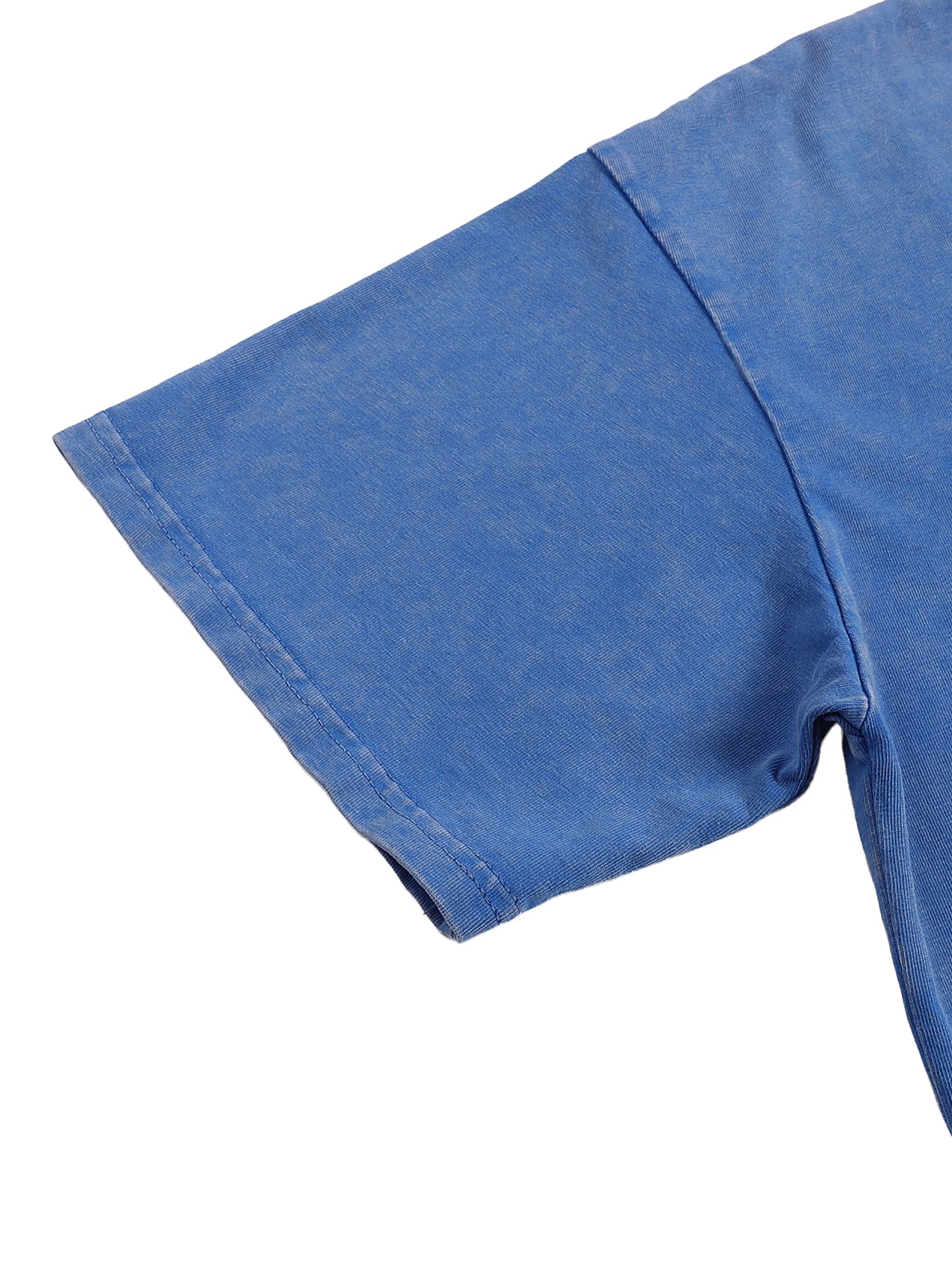 Wavy CFPVS Logo - Snow Washed Oversized Cotton T-Shirt