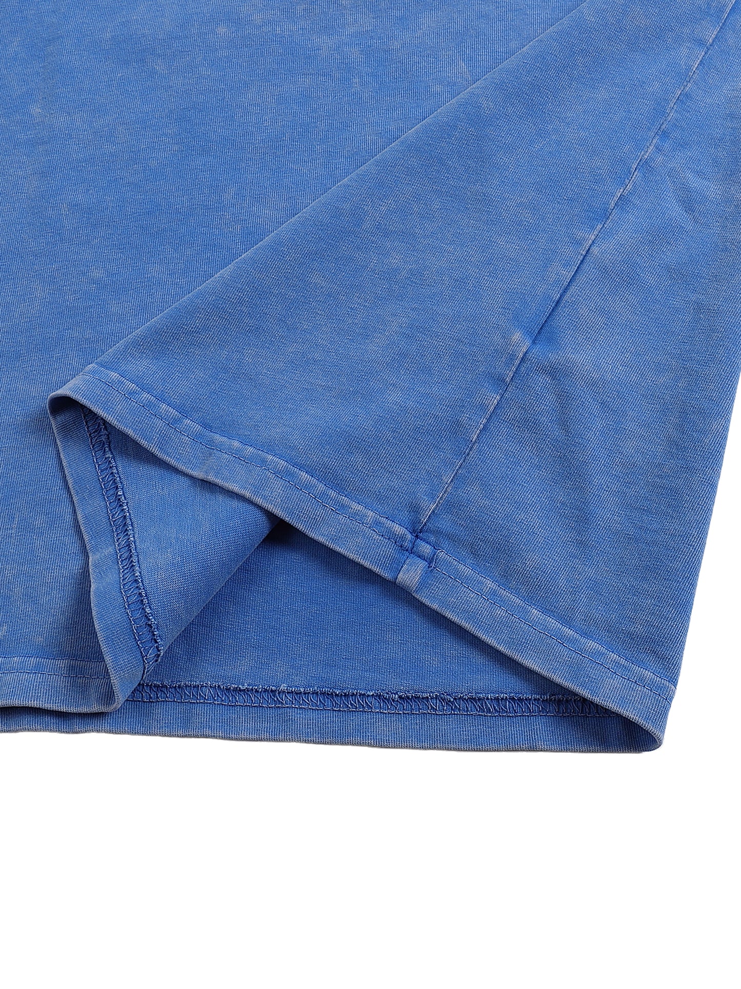 Wavy CFPVS Logo - Snow Washed Oversized Cotton T-Shirt