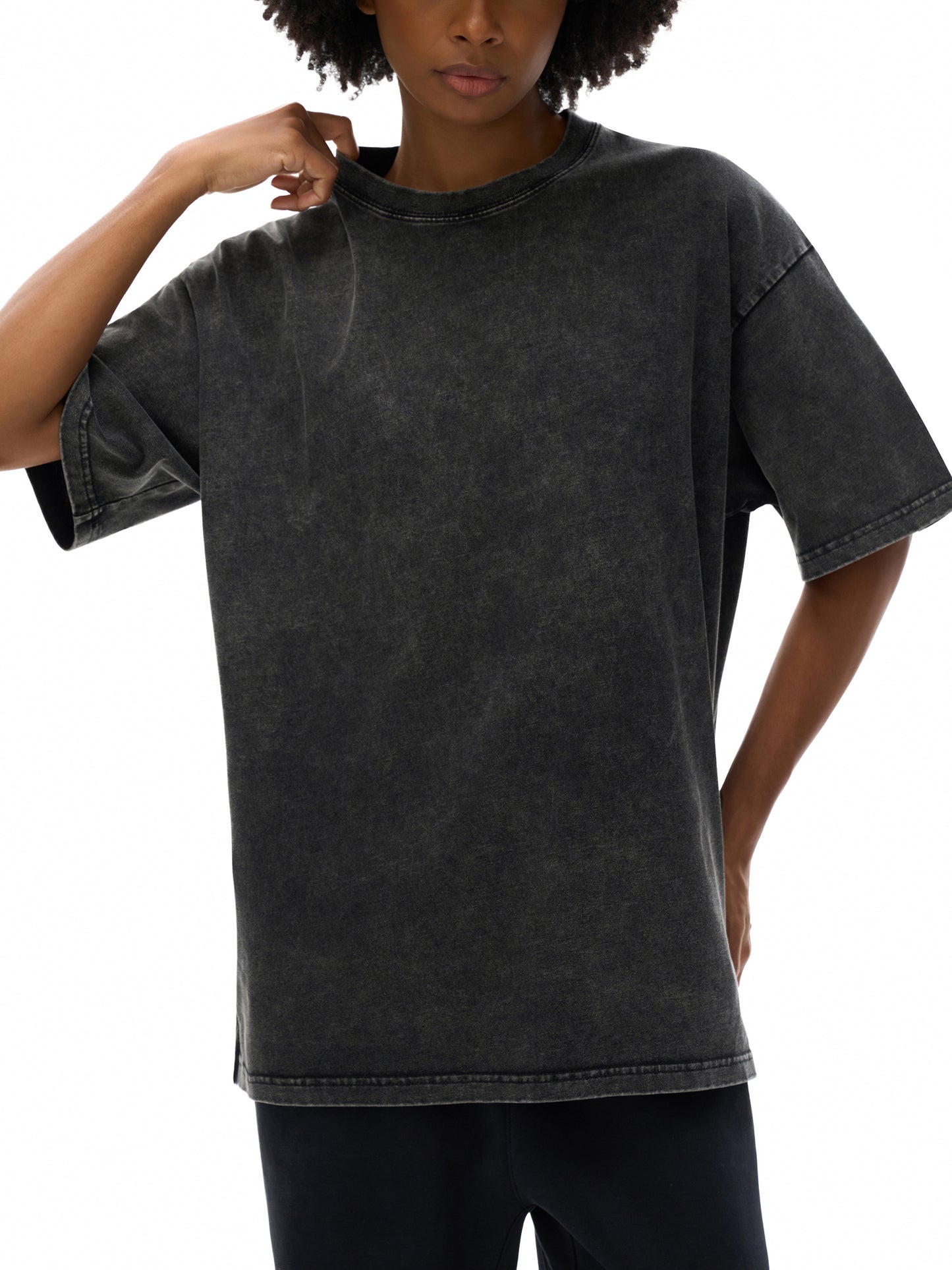Minnesota Strong by BexDrawsBooks - Snow Washed Oversized Cotton T-Shirt