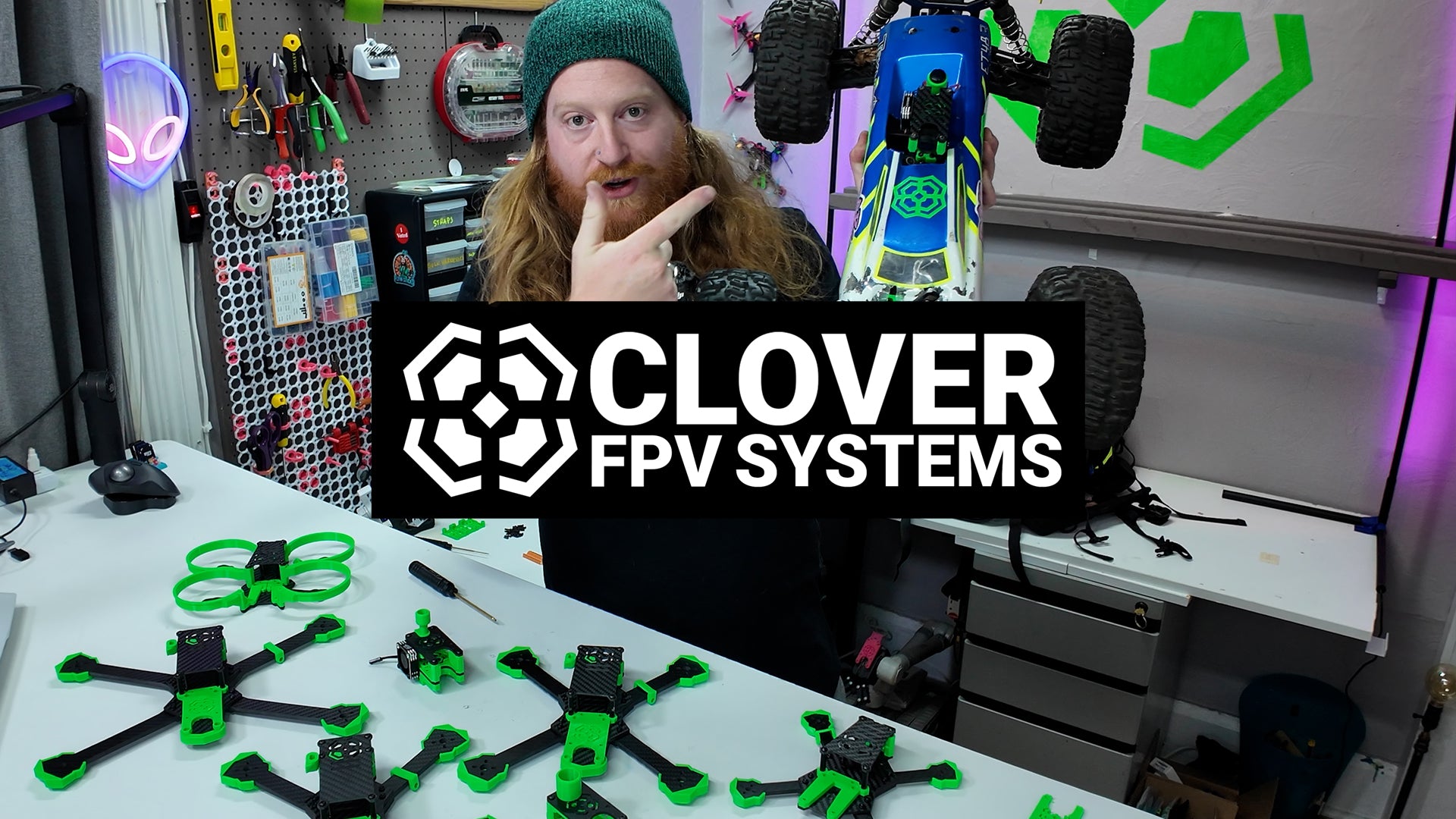 Load video: Clover FPV Systems Welcome Text